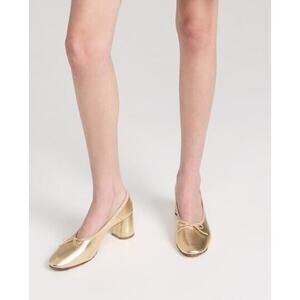 NEW Mansur Gavriel Dream Pump Gold Women's US 8.5 ($495)
